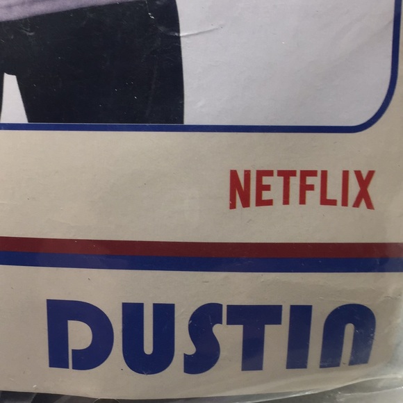 Stranger Things Dustin Boys Halloween Event Costume Shirt Hat Size Large… - Picture 8 of 8